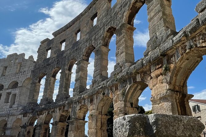Gems of Istria - Private day-trip to Pula, Rovinj & Motovun from Zagreb - Pula’s Roman Core: Amphitheater, Temple, and Arch