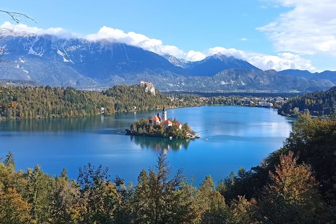 Ljubljana and Bled Small Group Tour from Zagreb with guide - Lake Bled: boat to the island, St. Mary’s Church, and kremšnita