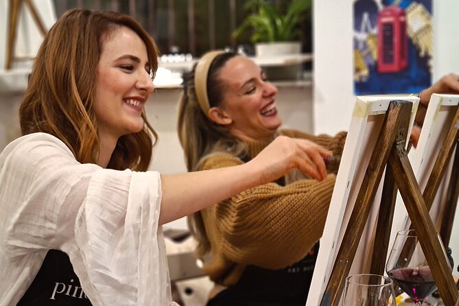 Painting party at Art Bottega - Paint & Wine Studio in Zagreb - From Arrival to Your Take-Home Canvas: The Typical Flow