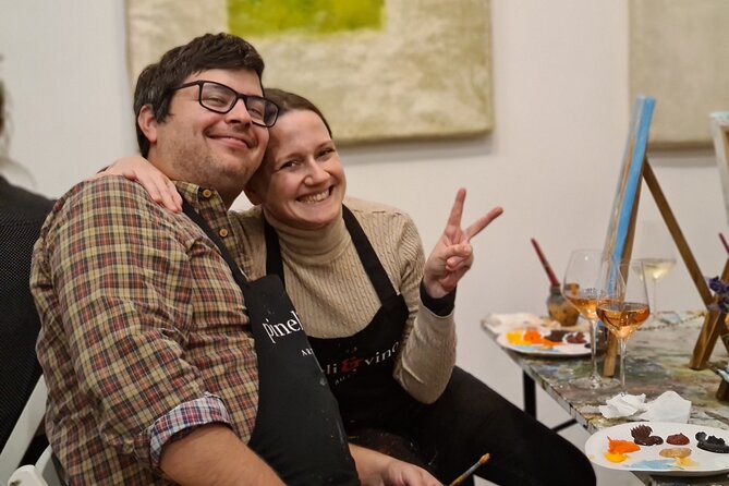 Painting party at Art Bottega - Paint & Wine Studio in Zagreb - Instruction Style: English, Croatian, and How to Keep Up
